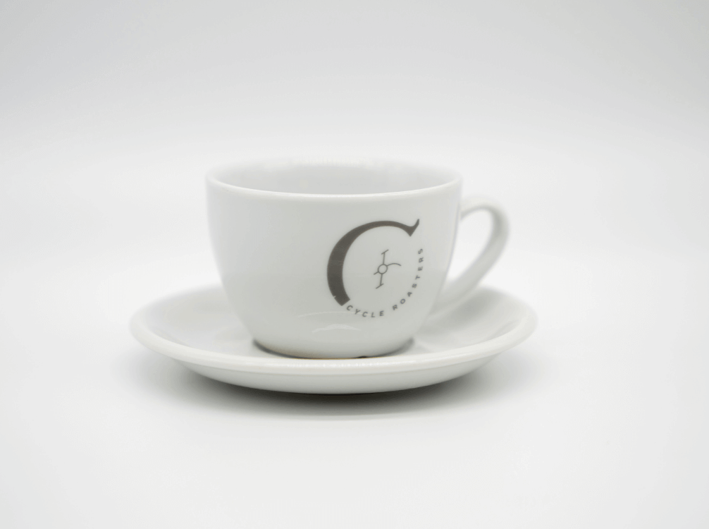 Watchget Porzellan Latte Tasse 270 Ml Mit Untertasse – Perfekt Für Latte Art & Heiße Getränke