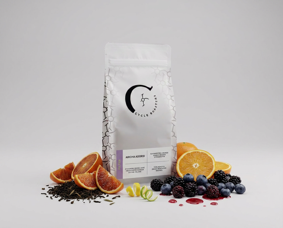 Aricha Adorsi Filterkaffee aus Yirgacheffe, Äthiopien – Geschmacksnoten schwarze Beere und Citrus