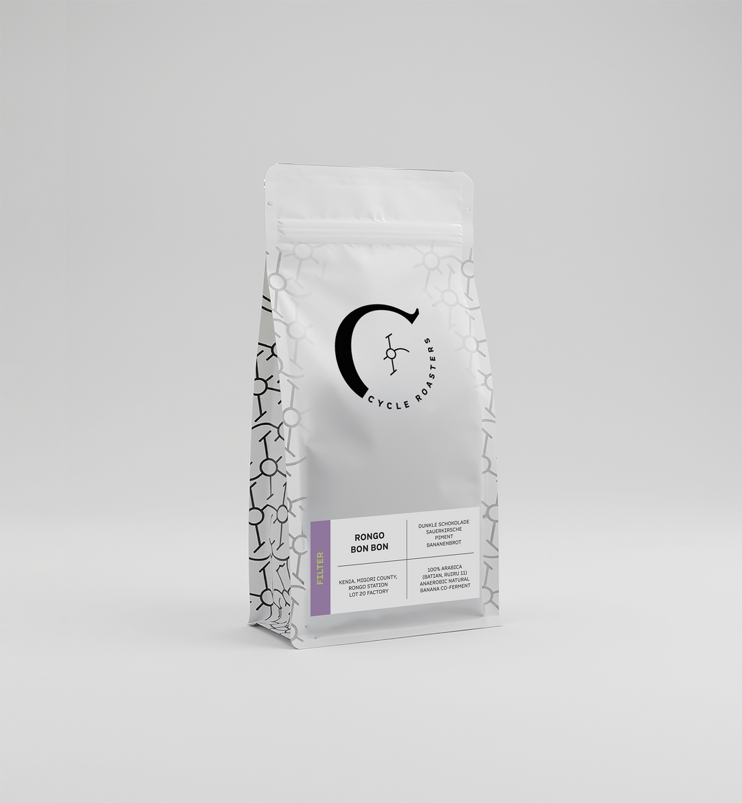 Rongo Bon Bon Kaffeetüte – Kenia, Migori County, Anaerobic Natural mit Banane
