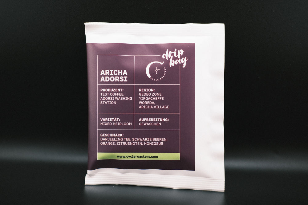 Drip Bag mit Aricha Adorsi Specialty Coffee