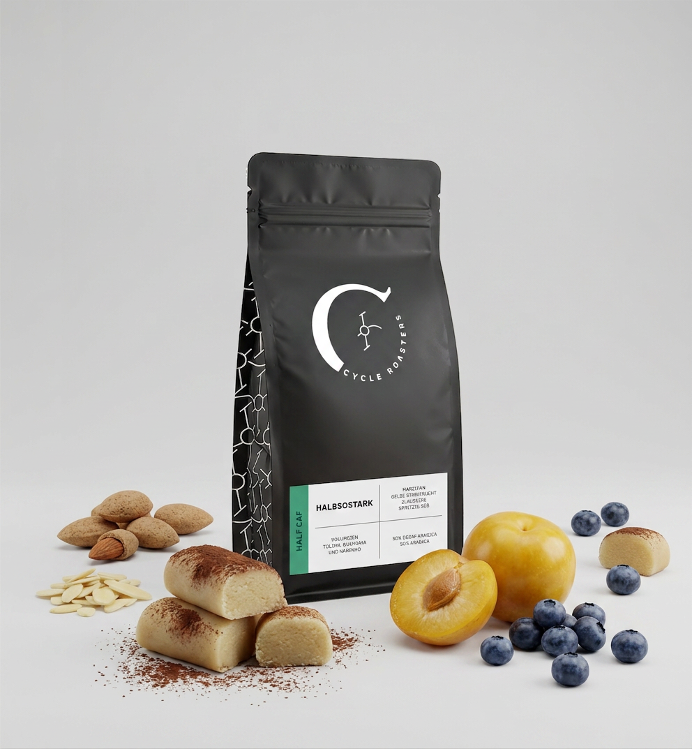 Halbsostark von Cycle Roasters – Blend mit reduziertem Koffeingehalt aus Kolumbien