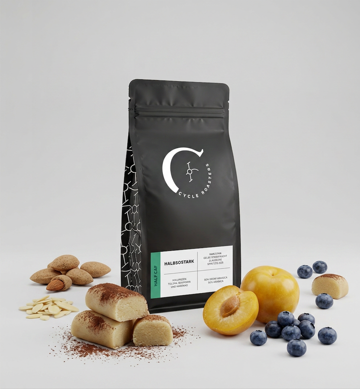 Halbsostark von Cycle Roasters – Blend mit reduziertem Koffeingehalt aus Kolumbien