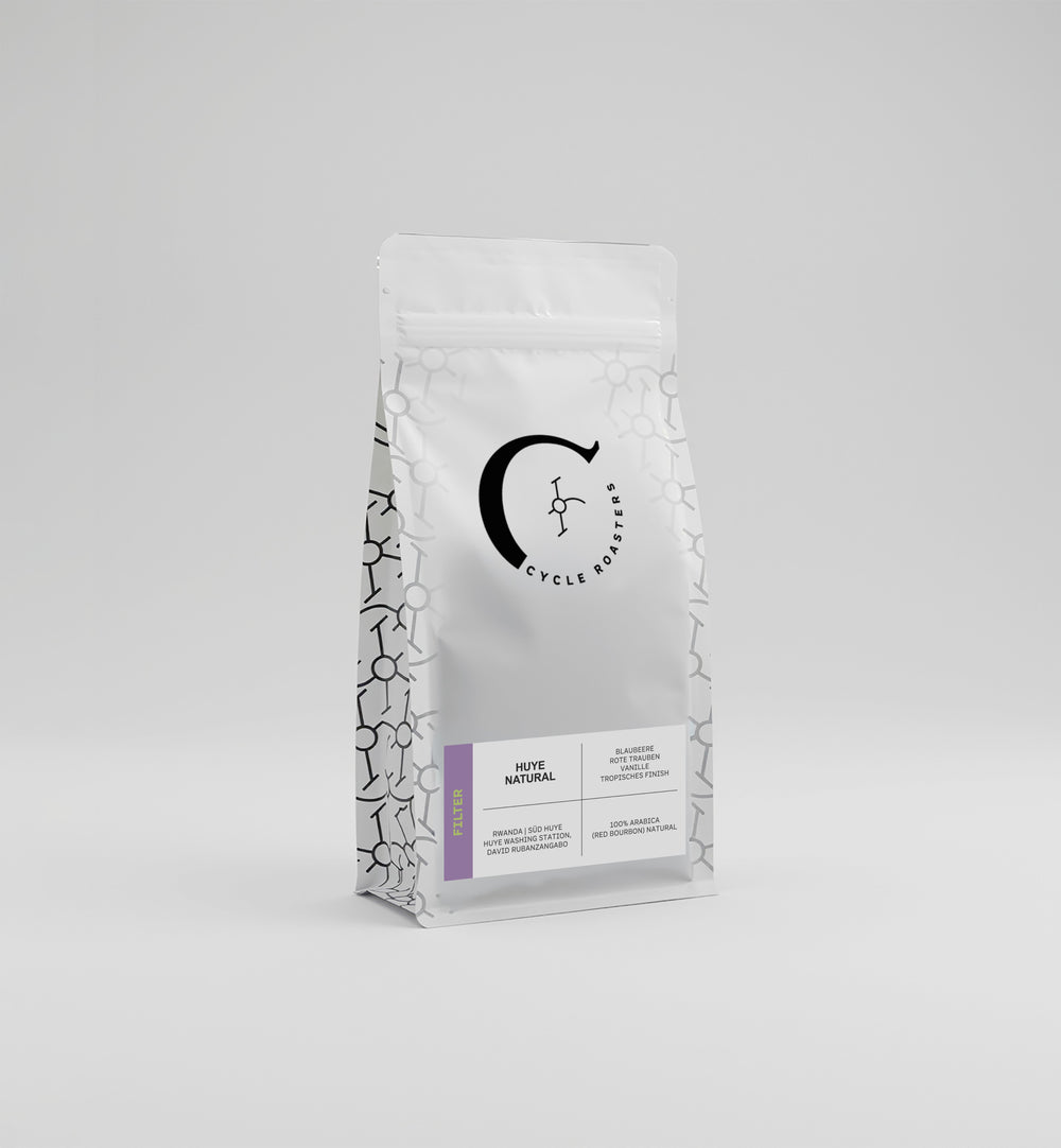 Kaffeetüte Huye Natural von Cycle Roasters, Specialty Coffee aus Ruanda