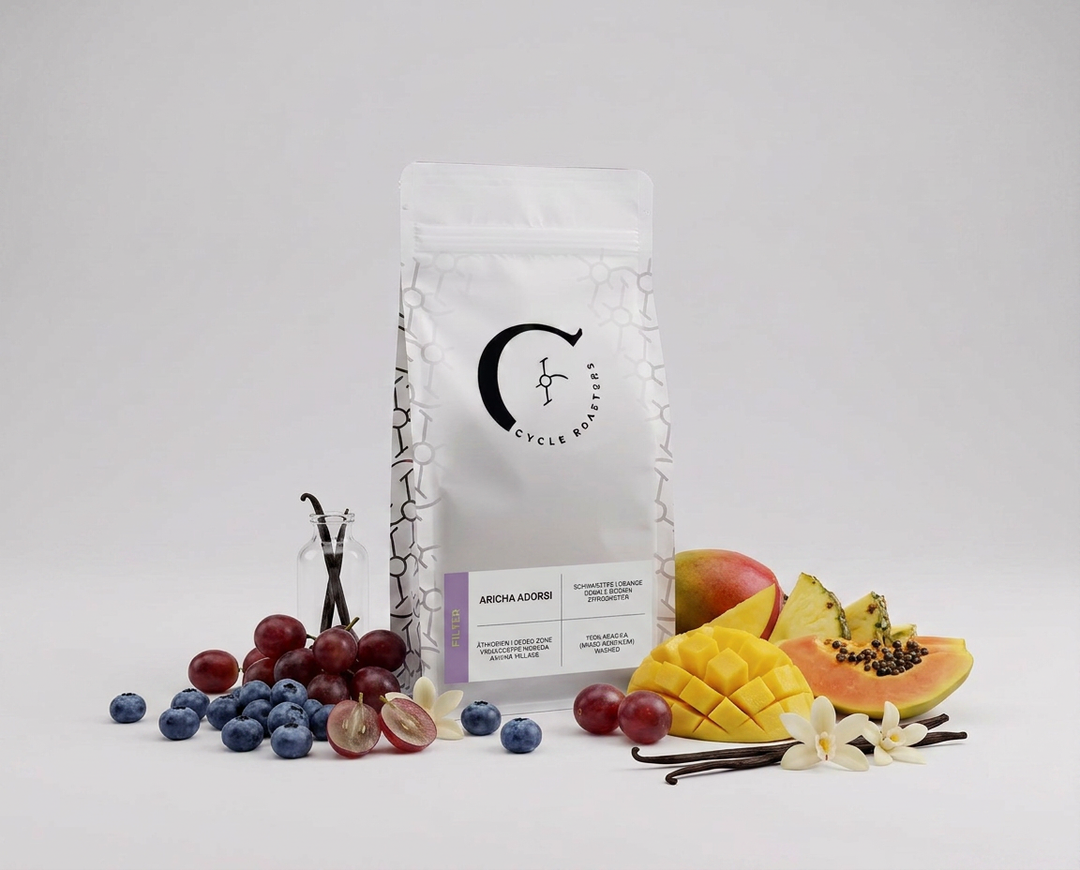 Huye Natural Filterkaffee aus Huye, Ruanda – Blaubeere und rote Traube, Natural aufbereitet
