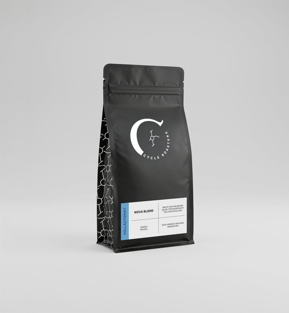 Kaffeetüte Nova Blend von Cycle Roasters, Specialty Coffee für Vollautomaten