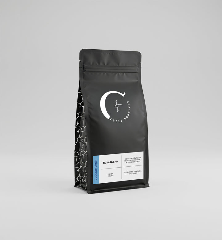 Kaffeetüte Nova Blend von Cycle Roasters, Specialty Coffee für Vollautomaten