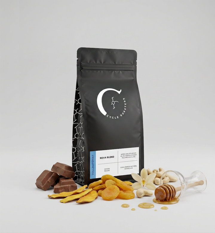 Nova Blend für Vollautomaten – schokoladig und säurearm, aus Indien und Mexiko
