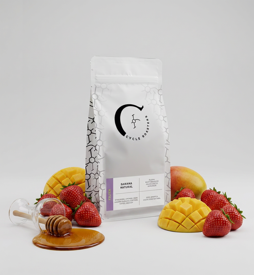 Sawana Natural Filterkaffee aus Sidamo, Äthiopien – Erdbeere und Mango
