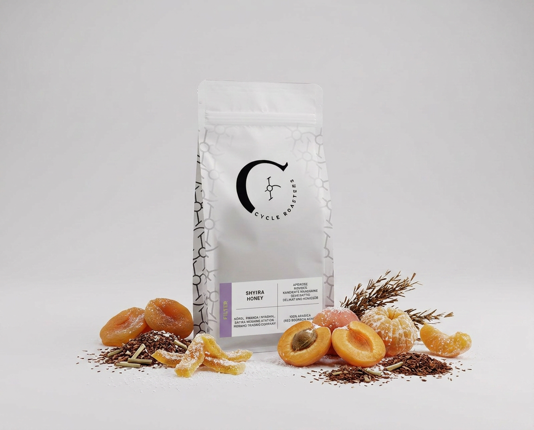 Shyira Honey Filterkaffee aus Nyabihu, Ruanda – Rooibusch und Mandarine, Honey Process