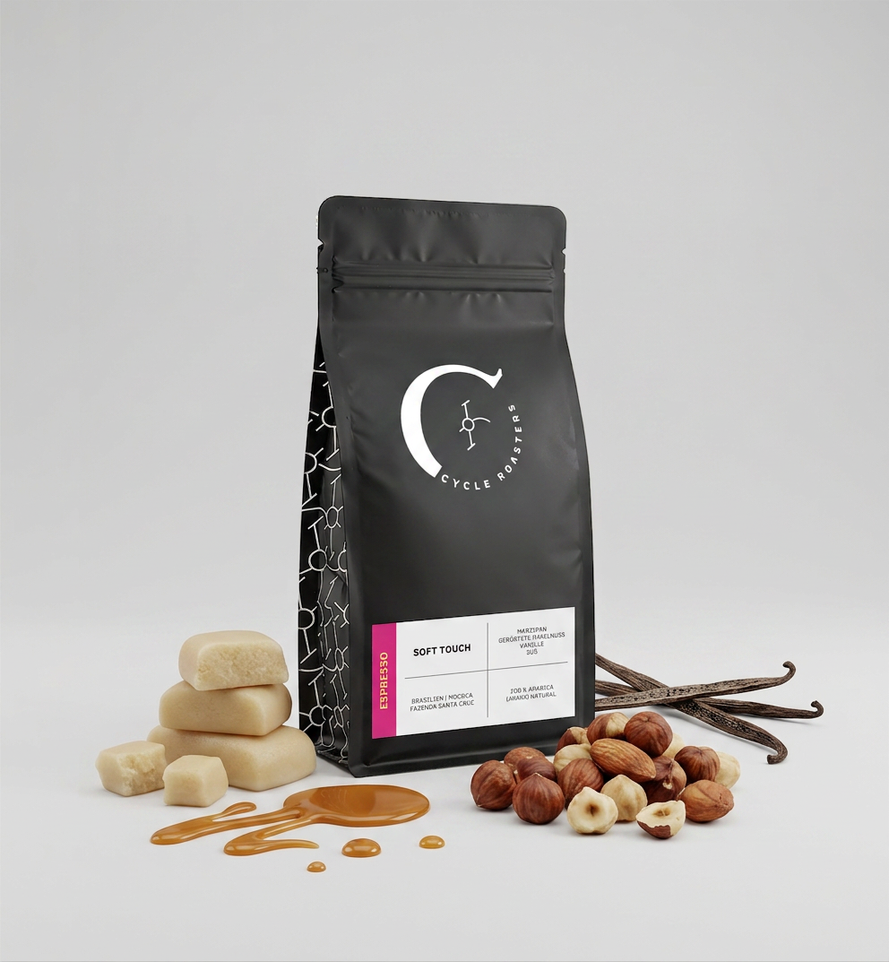 Soft Touch Espresso aus Caconde, Brasilien – leicht und nussig, Varietät Arara