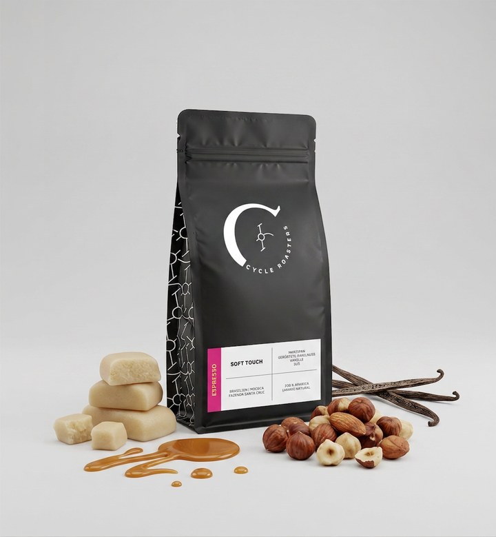 Soft Touch Espresso aus Caconde, Brasilien – leicht und nussig, Varietät Arara
